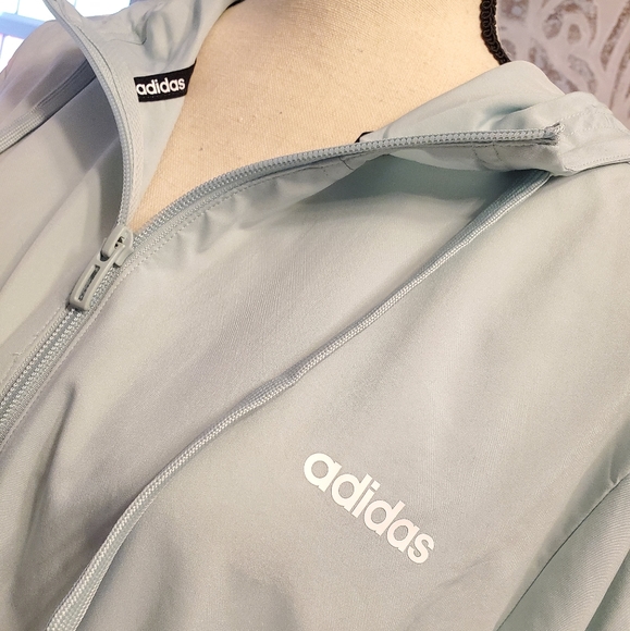 ADIDAS MINT GREEN LIGHTWEIGHT JACKET - Picture 7 of 12